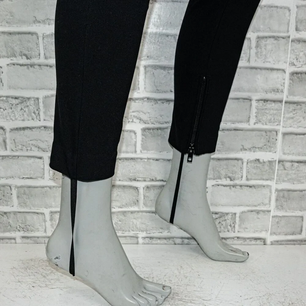 Rag & Bone NY Legging Pants zipper packets Black Women's Size 0